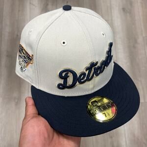 New Era 59FIFTY Detroit Tigers fitted cap hat size 7 1/4 B10